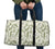 Hawaii Tropical Green Pattern Hawaii Travel Bag Travel Bag One size Black - Polynesian Pride