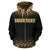 Poly All Over Custom Zip up Hoodie Polynesian Fog Gold Version - Polynesian Pride