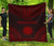 Nauru Premium Quilt - Nauru Flag Polynesian Chief Red Version Red - Polynesian Pride
