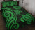 American Samoa Quilt Bed Set - Green Tentacle Turtle Green - Polynesian Pride