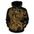 Polynesian Hawaii ll Over Hoodie Kanaka Maoli Gold Turtle - Polynesian Pride