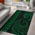 Hawaii Kakau Polynesian Rug Rug Green - Polynesian Pride