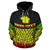 Pohnpei Polynesian Custom Zip up Hoodie Reggae Pride Map and Seal - Polynesian Pride