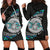 Maori New Zealand Women's Hoodie Dress Hei Tiki Sport Style Black - Polynesian Pride