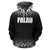 Palau All Over Hoodie Fog Black Style - Polynesian Pride