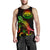 Federated States of Micronesia Polynesian Men Tank Top - Turtle With Blooming Hibiscus Reggae - Polynesian Pride