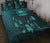 Samoa Polynesian Quilt Bed Set Dreamcatcher Blue Blue - Polynesian Pride