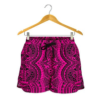 Polynesian Symmetry Pink Women's Short - Polynesian Pride