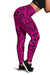 Polynesian Hawaiian Style Tribal Tattoo Pink Hawaii Women's Leggings AH Pink - Polynesian Pride