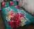 Hawaii Turtle Hibiscus Plumeria Blue Polynesian - Quilt Bed Set AH - Polynesian Pride