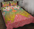 (Personalised) Hawaii Turtle Couple Plumeria Valentine Pattern Quilt Bed Set - Bond Style - AH - Polynesian Pride