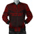 Marshall Islands Polynesian Chief Men's Bomber Jacket - Red Version Red - Polynesian Pride