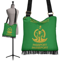 Vanuatu Passport Crossbody Boho Handbag Vanuatu One Size Green - Polynesian Pride