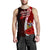 Solomon Islands Polynesian Men's Tank Top - Coat Of Arm With Hibiscus - Polynesian Pride