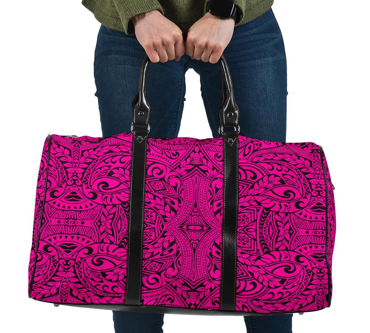 Polynesian Culture Pink Hawaii Travel Bag Travel Bag One size Pink - Polynesian Pride