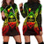 Guam Polynesian Hoodie Dress Map Reggae Reggae - Polynesian Pride