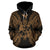 Tonga Polynesian ll Over Hoodie Map Gold - Polynesian Pride