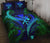 Hawaii Shark Polynesian Tropical Quilt Bed Set - Blue - Polynesian Pride