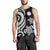 Nauru Men's Tank Top - White Tentacle Turtle - Polynesian Pride