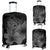 Hawaii Hibiscus Luggage Cover - Turtle Map - Gray Gray - Polynesian Pride