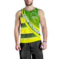 Cook Islands Men Tank Top Victorian Vibes Green - Polynesian Pride