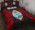 Guam Polynesian Quilt Bed Set - Guam Spirit Red - Polynesian Pride