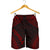 Tonga Men's Shorts - Polynesian Chief Red Version - Polynesian Pride