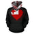 Tonga Hoodie Tonga Heart Flag Coat of Arms TH7 - Polynesian Pride