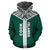 Cook Islands Zip Hoodie Cook Islands Flag Tiki Wooden Statue A6 - Polynesian Pride