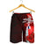 Wallis and Futuna Polynesian Men's Shorts - Coat Of Arm With Hibiscus - Polynesian Pride