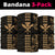 Hawaii Kanaka Kakau Polynesia Bandana 3 - Pack - Gold - Polynesian Pride