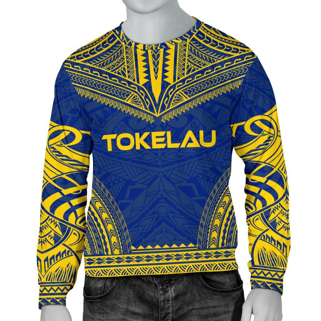 Tokelau Sweater - Polynesian Chief Flag Version Unisex White - Polynesian Pride
