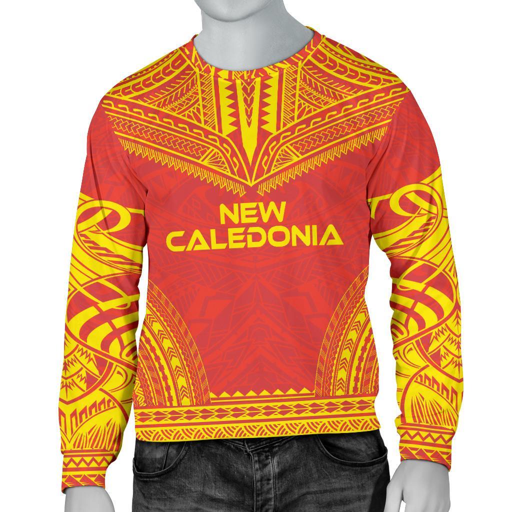 New Caledonia Sweater - Polynesian Chief Flag Version Unisex White - Polynesian Pride