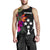 Kosrae Men's Tank Top - Polynesian Hibiscus Pattern - Polynesian Pride