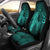 Hawaii Car Seat Covers - Hawaii Hula Girl Hibiscus Map Turquoise - Polynesian Pride