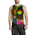 Northern Mariana Islands Polynesian Men's Tank Top - Hibiscus and Banana Leaves - Polynesian Pride