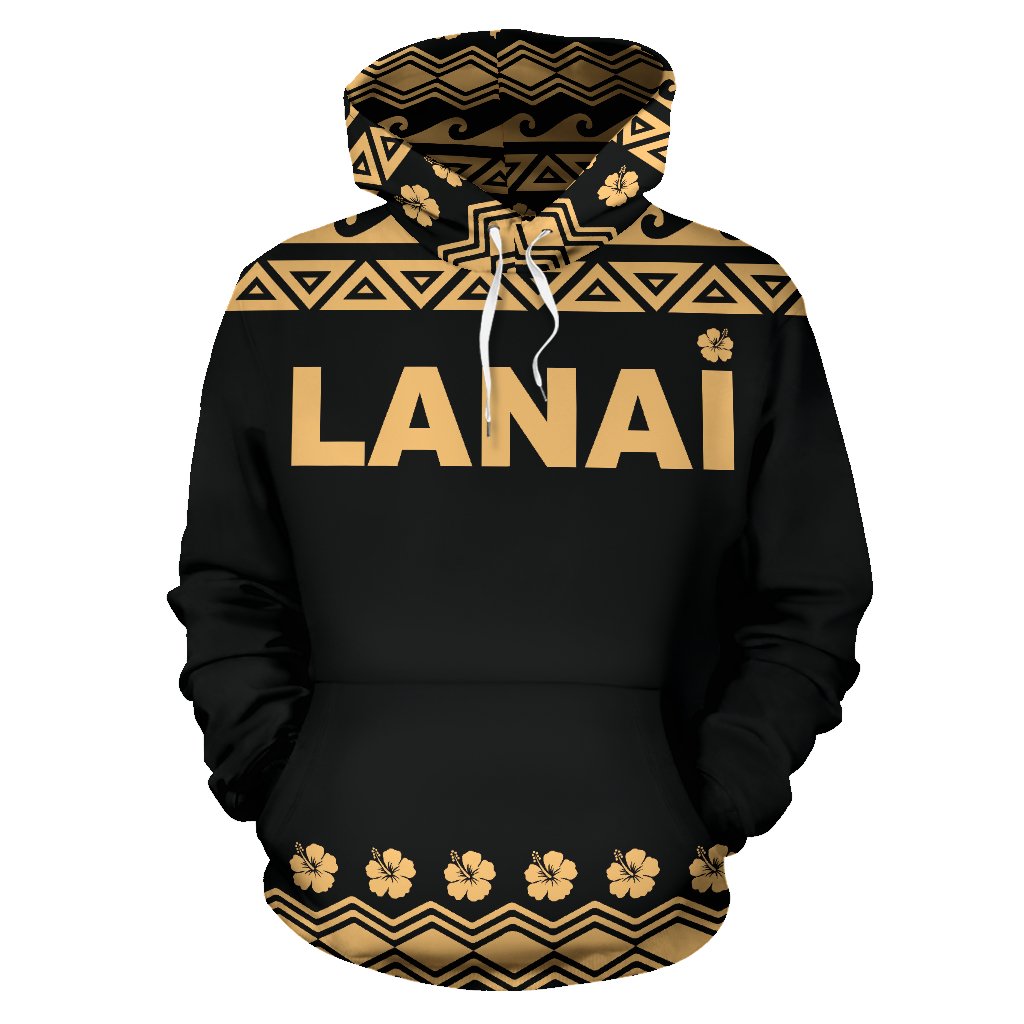 Lanai All Over Hoodie Polynesian Turtle Hoodie - Polynesian Pride
