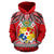 Tonga Polynesian All Over Hoodie Coat of Arms - Polynesian Pride