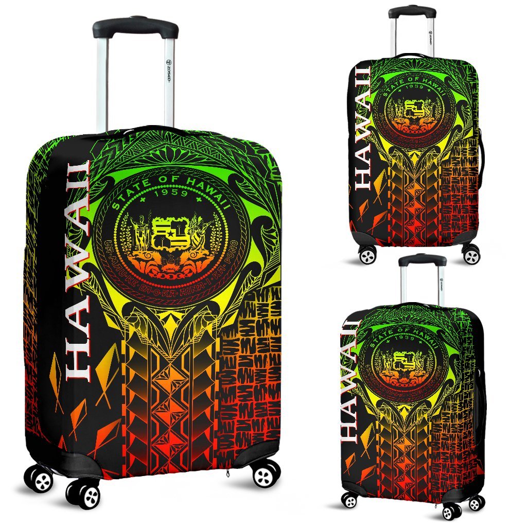 Hawaii Luggage Covers - Hawaii Seal Rocket Style (Reggae) - Polynesian Pride