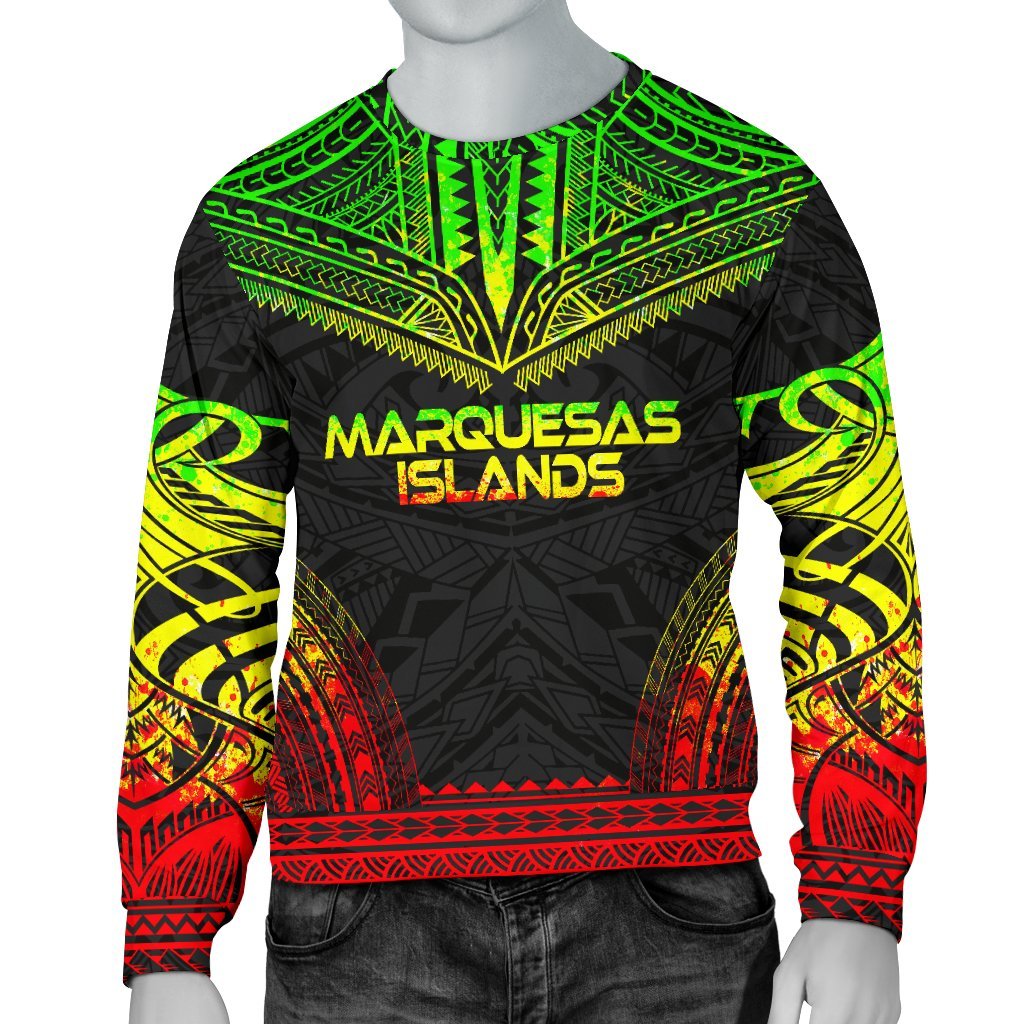 Marquesas Islands Sweater - Polynesian Chief Reggae Version Unisex Reggae - Polynesian Pride