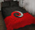 Koru Maori New Zealand Quilt Bed Set Black - Polynesian Pride