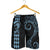 Hawaii Warrior Men's Shorts Aegean Blue - Polynesian Pride