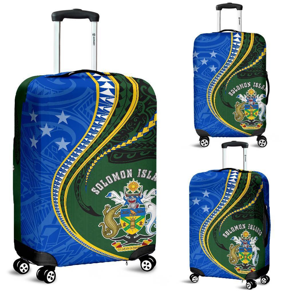 Solomon Islands Luggage Covers Kanaloa Tatau Gen SI Blue - Polynesian Pride