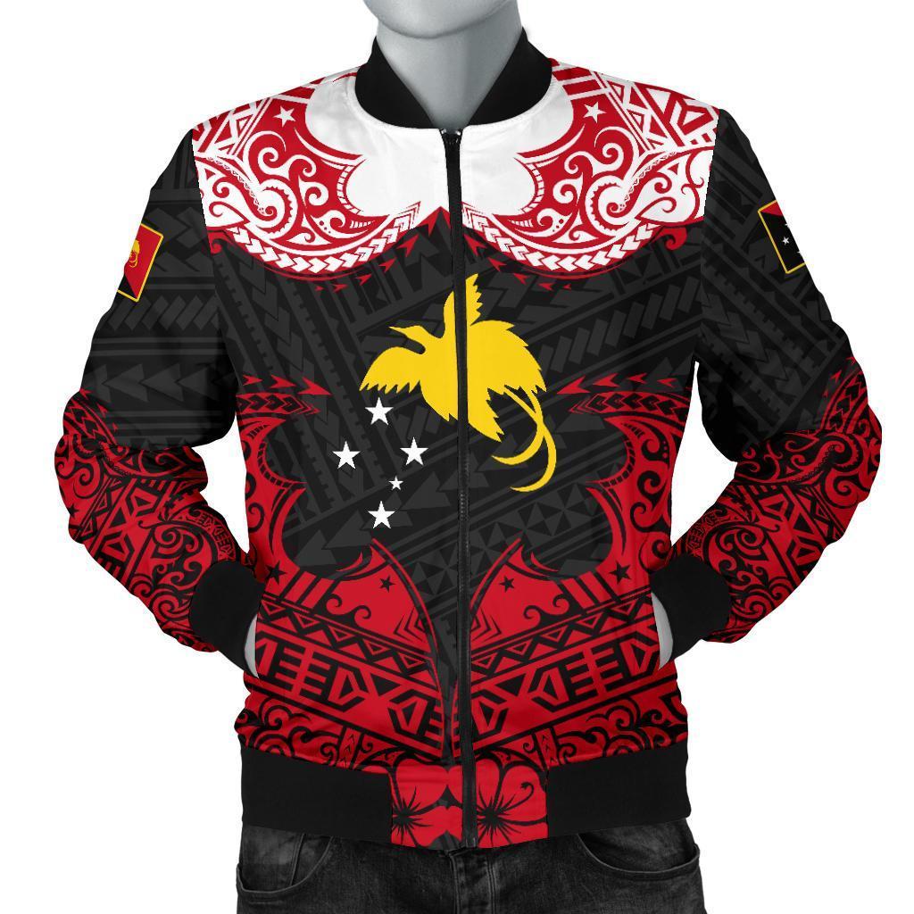 Papua New Guinea Men's Bomber Jacket Melanesia - Polynesian Pride