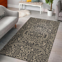 Polynesian Brown Dark Area Rug - Polynesian Pride