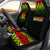 Tuvalu Custom Personalised Car Seat Covers - Tuvalu Coat Of Arms Fog Reggae Style Universal Fit Reggae - Polynesian Pride