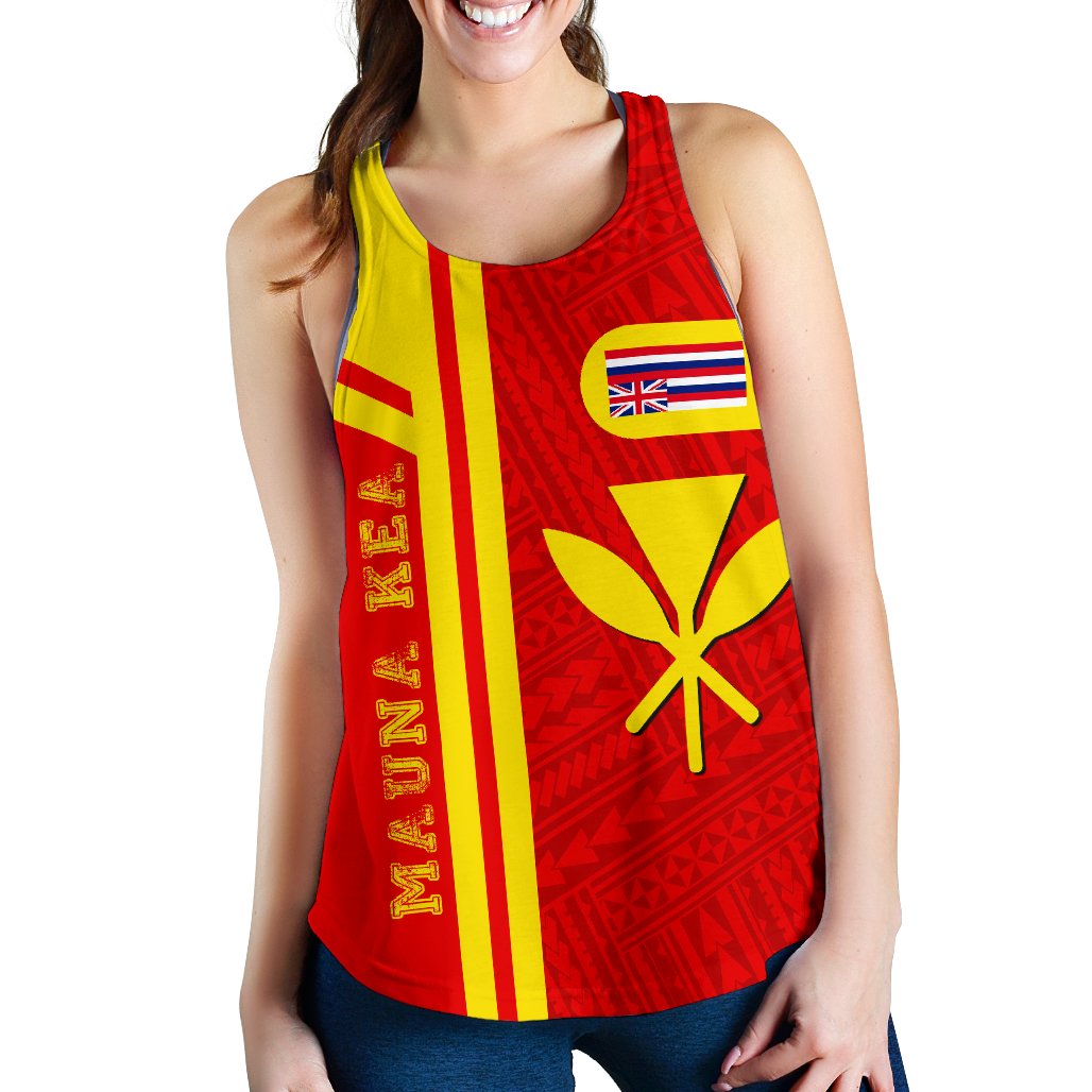 Kanaka Polynesian Mauna Kea Women's Racerback Tank - Morale Style - Polynesian Pride