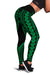 Hawaii Polyneisan Green Color Special Tribal Women's Leggings White - Polynesian Pride