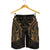 Strong Polynesian Tattoo Men's Shorts Gold - Polynesian Pride