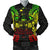 Fiji Polynesian Men's Bomber Jacket Map Reggae Reggae - Polynesian Pride